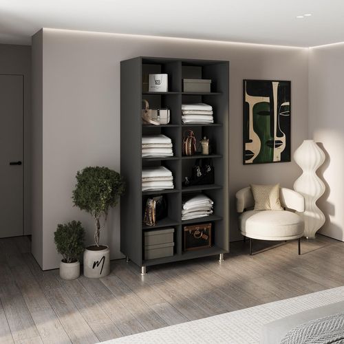 cumpără Dulap my-STYLE C10H0T05AM02-U11, 100x200, антрацит în Chișinău 