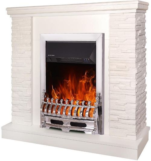 купить Камин электрический ArtFlame Rock ivory & Gala silver в Кишинёве 