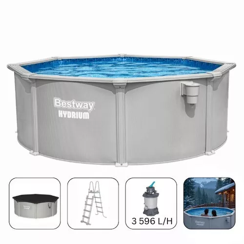 cumpără Piscină cu cadru Bestway 56574BW Hydrium 366x122cm, 10990L în Chișinău 