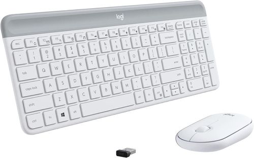 купить Клавиатура + Мышь Logitech MK470 White (RUS) в Кишинёве 