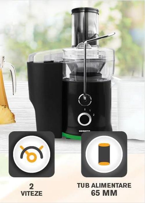 купить Соковыжималка центробежная Heinner HSF-600BK Black в Кишинёве 