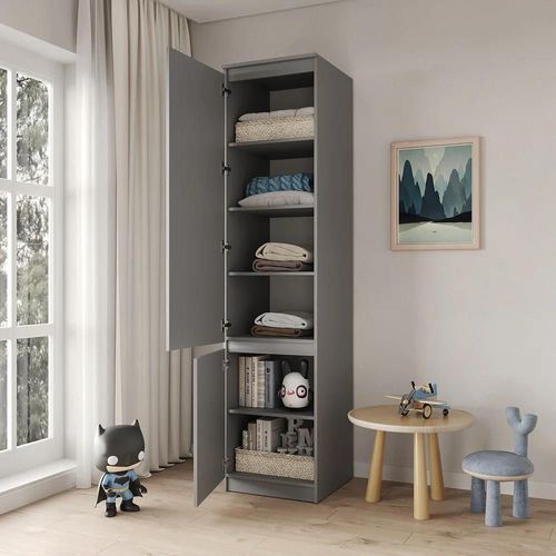 cumpără Dulap pentru copii MebelStar NEO 2D 50x50x210 Grey (MBS-1175) în Chișinău 
