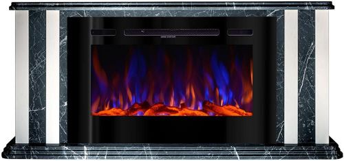 cumpără Șemineu electric ArtFlame Tatler & Adeli, 700x1500x270 mm, Nuc închis/Alb în Chișinău 