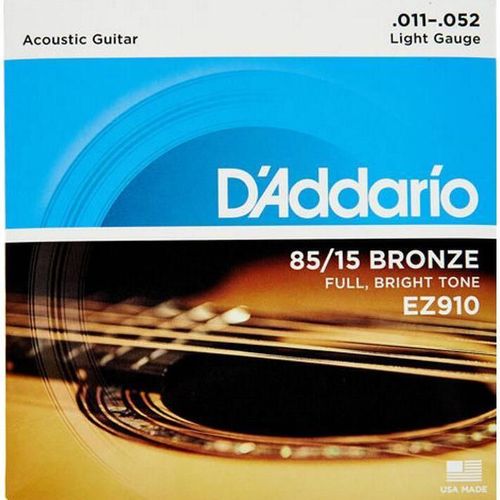 купить Аксессуар для музыкальных инструментов D’Addario EZ910 corzi chitara acustica в Кишинёве 