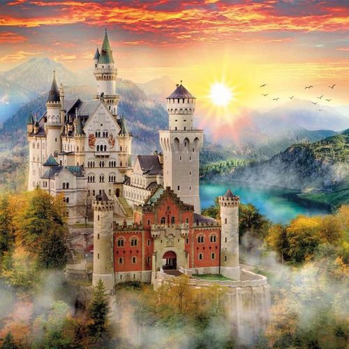 купить Головоломка Clementoni Puzzle 2000 Castelul Neuschwanstein (32559) в Кишинёве 
