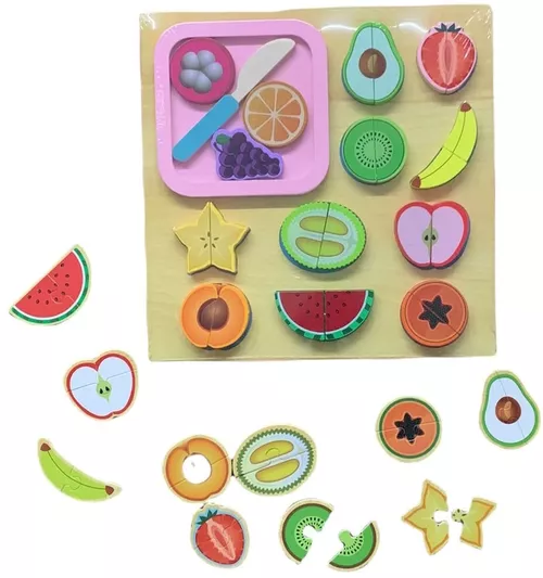 cumpără Puzzle Richi 76655 set alimente de taiat din lemn în Chișinău 