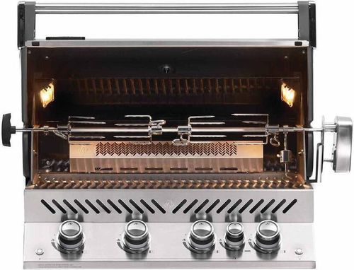 купить Мангал Napoleon BIPRO 500 incorporat, arzator cu infrarosu, inox (BIPRO500RBPSS) в Кишинёве 