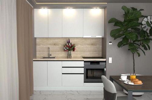 cumpără Mobilă pentru bucatarie ArtFlame GOLA White (2 m.l.) în Chișinău 