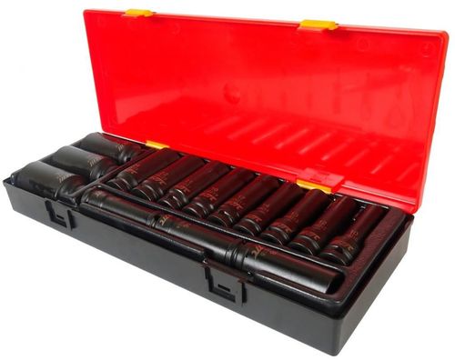 cumpără Set de tubulare, bite, duze JTC JTC-K4151 1/2" ударные головки, глубоких 6 гран. в ложементе (15 ед.) în Chișinău 