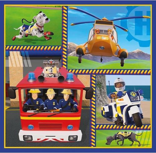 купить Головоломка Trefl 34868 Puzzles 3in1 Fireman Sam' day, Prism A&D Fireman Sam в Кишинёве 