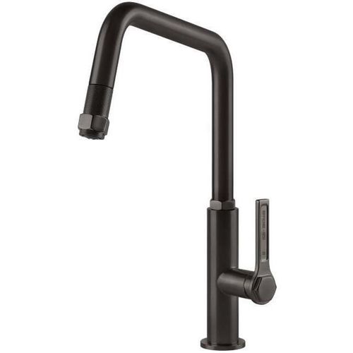 купить Смеситель кухонный Gessi 60053-707 Officine Black Metal Brushed PVD в Кишинёве 