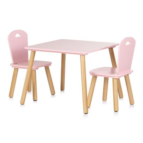 купить Набор детской мебели Chipolino DIWH02420323 Столик и 2 стульчика MDF pink в Кишинёве 