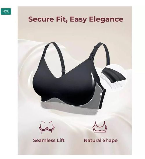 cumpără Sutien pentru alaptat Momcozy FB086-BL01XL-A Sutien pentru alaptare Floral Black, marimea XL în Chișinău 