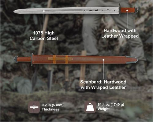 купить Декор Boker BO-05CN001 Viking Ironside Sword в Кишинёве 