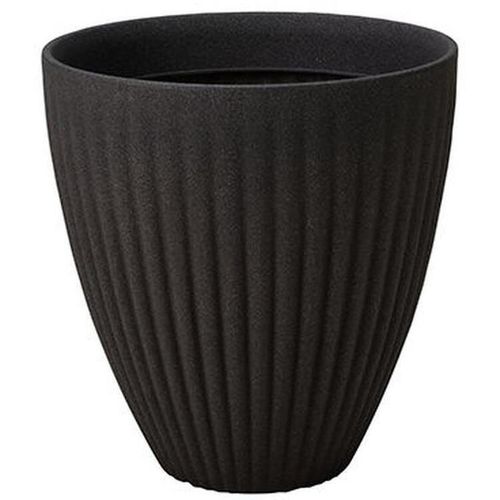 cumpără Decor pentru grădină ProGarden 17000 Вазон для цветов пластик Лотос D40cm, H42cm, черный în Chișinău 