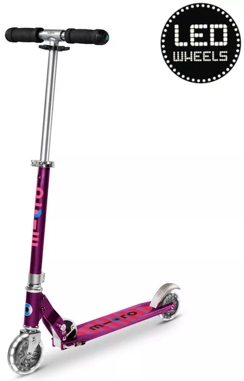 купить Самокат Micro SA0219 Sprite LED Purple Stripe в Кишинёве 