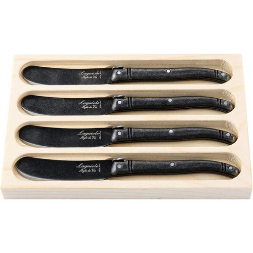 cumpără Set cuțite Laguiole Luxury Line 4 Butter Knives Oak Stonewash set 4 buc în Chișinău 
