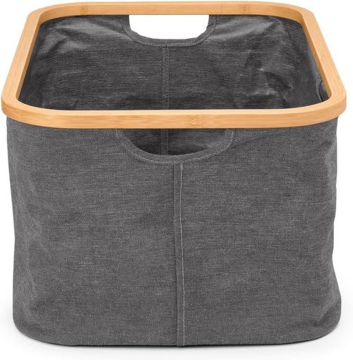 cumpără Coș pentru rufe Brabantia 23 27 25 Linn 40L, Pepper Black, Foldable în Chișinău 