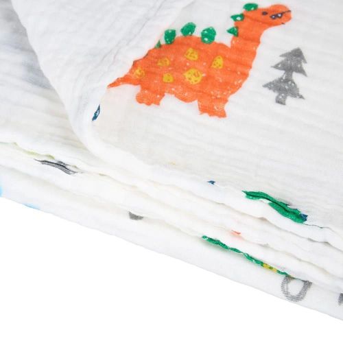 cumpără Set de perne si plapume Akuku A0685 Dinosaurs, paturica din muselina 110x105cm în Chișinău 