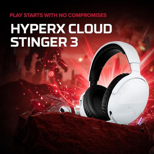 купить Наушники игровые HyperX BS1T6AA Cloud Stinger 3 PS, White в Кишинёве 