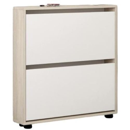 купить Полка для обуви Mobildor-Lux Leo Slim 50x16x86H cm Sonoma/White в Кишинёве 