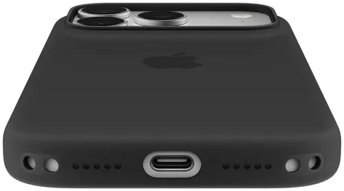 купить Чехол для смартфона Apple iPhone 18 Pro Silicone Case with MagSafe Black MK8Y4 в Кишинёве 