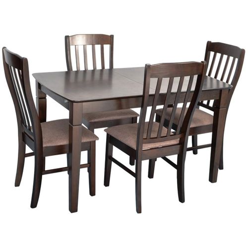 cumpără Set masă și scaune Evelin di Costacurta стол HV-27V Chocolate + 4 стула Wenyi Chocolate/Ekea12 Dark Brown în Chișinău 