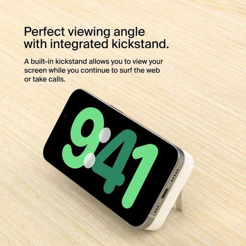 cumpără Acumulator extern USB (Powerbank) Belkin BPD007BTWH 8k Qi2 MagSafe Compatible Powerbank with Kickstand, White în Chișinău 