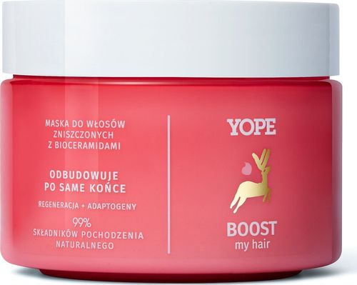 Маска с биокерамидами для поврежденных волос Yope Boost My Hair 250мл 