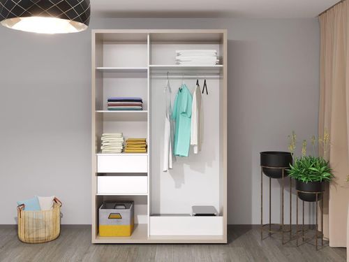 cumpără Dulap Bayro Parma 1400x2250x600 серый камень, купе în Chișinău 