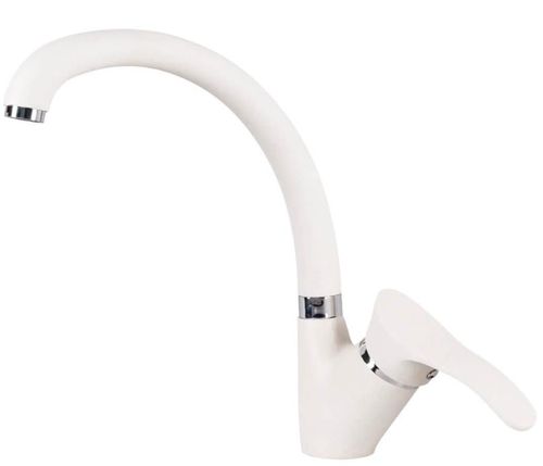 cumpără Bateria bucătărie Sandy 49014 Ergo pipa F alb mat în Chișinău 