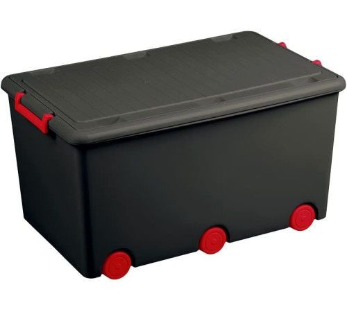 Container pentru jucarii Tega baby Black/Red 