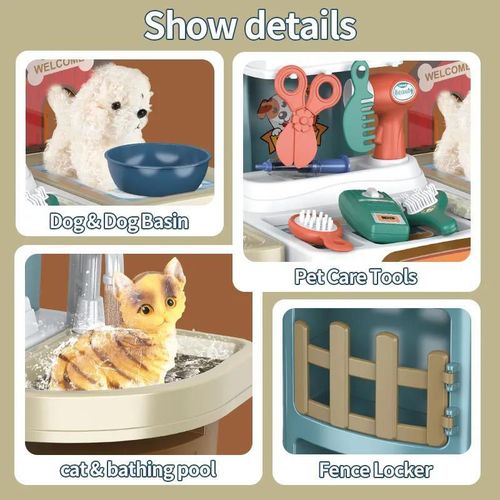 cumpără Complex de joacă pentru copii New World 14P01 Set interactiv Îngrijirea animalelor de companie, 742025 în Chișinău 