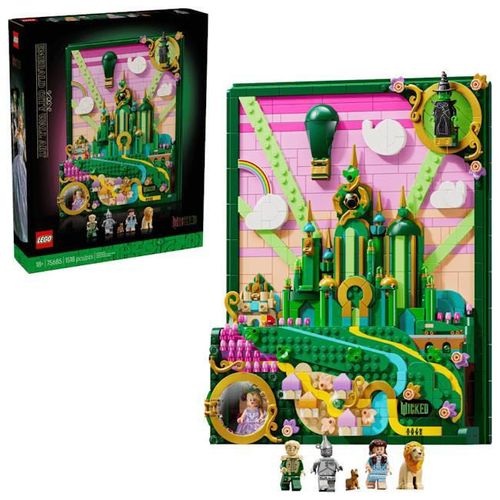 купить Конструктор Lego 75685 Emerald City Wall Art в Кишинёве 