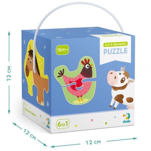 cumpără Puzzle Dodo 300152 Puzzle 6in1: Animale domestice în Chișinău 