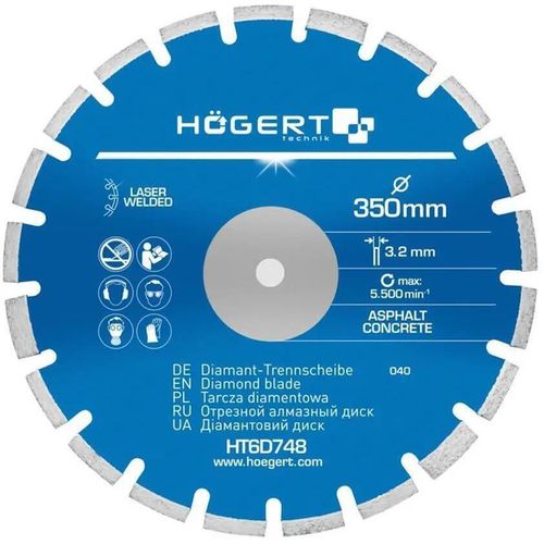 купить Диск отрезной Hoegert HT6D748 Disc de taiere 350x3.2x25.4mm в Кишинёве 