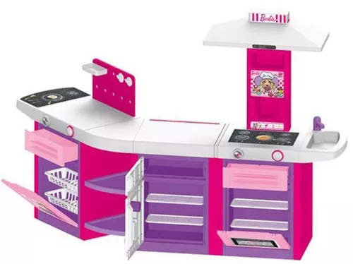 cumpără Bucătărie și veselă de jucărie Dolu 1614 DL Set de joaca bucatarie Barbie, 61478 în Chișinău 