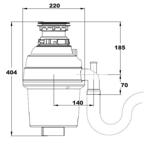 купить Измельчитель пищевых отходов Reginox R35610 Waste disposal unit RD 100I AS в Кишинёве 