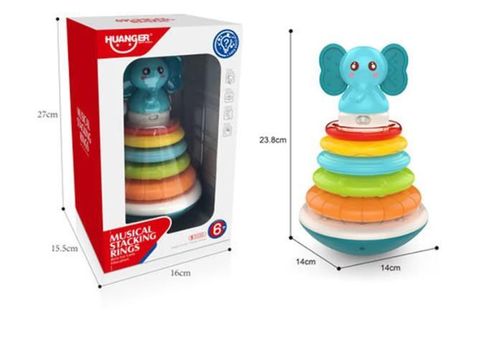 cumpără Jucărie Huanger (78454) Titirez piramida Elefant HE0295 în Chișinău 