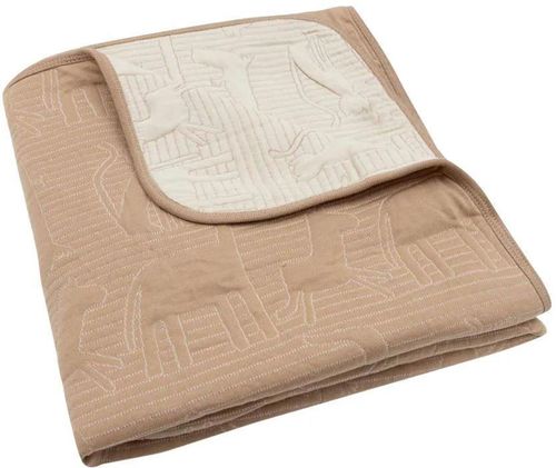 cumpără Lenjerie de pat pentru copii Jollein 516-522-68037 Paturica Jungle Jambo Biscuit/Oatmeal, 100x150cm în Chișinău 