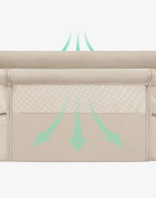 cumpără Leagăn Kikka Boo 31003020103 Patut co-sleeper Noah Light Grey 2025 în Chișinău 