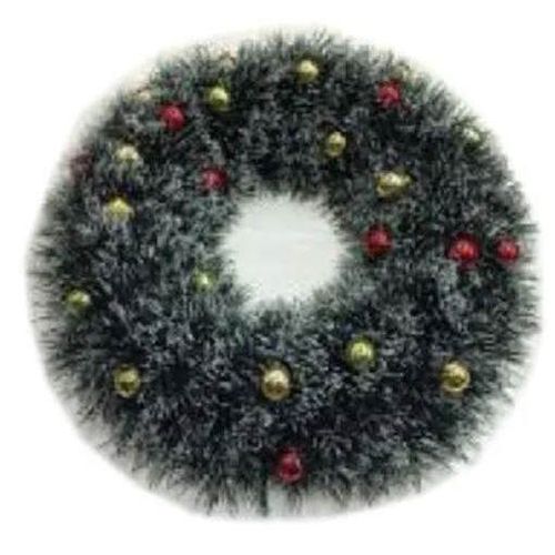 cumpără Decor de Crăciun și Anul Nou Promstore 35430 Coronita de Revelion D50cm verde, cu bile în Chișinău 