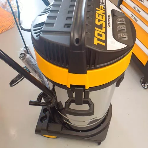 cumpără Aspirator industrial Tolsen Aspirator pentru constructie 3000W 80L 3 motoare (79610) în Chișinău 