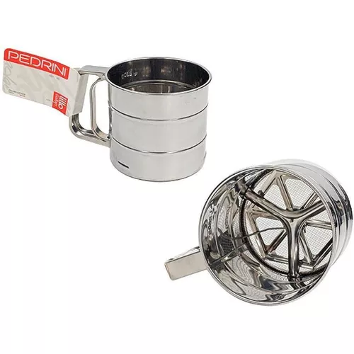 купить Сито Pedrini 25577 Sita-cupa pentru faina Gadget Lillo D10cm H9cm, inox в Кишинёве 