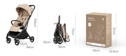 cumpără Сărucior pentru copii Qplay Grav Beige în Chișinău 