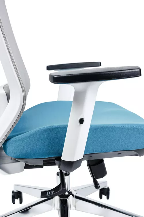 cumpără Fotoliu de birou CUSTÓ Nitra, gri - albastru în Chișinău 