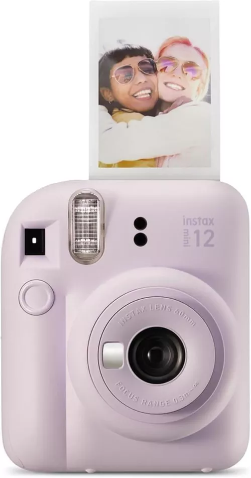 купить Фотоаппарат моментальной печати FujiFilm Instax Mini 12 Lilac Purple + Film Mini 2x10 в Кишинёве 