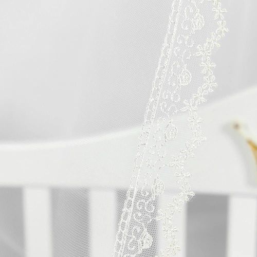 купить Кроватка PernaMea Baldachin Premium Star Ivory (PM.101301/4) в Кишинёве 