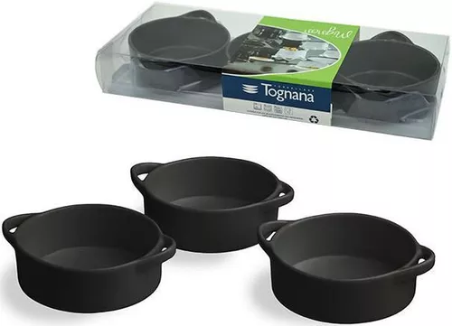 купить Посуда прочая Tognana 48790 Набор кокотниц керамических Mignon 3ед, D10cm в Кишинёве 