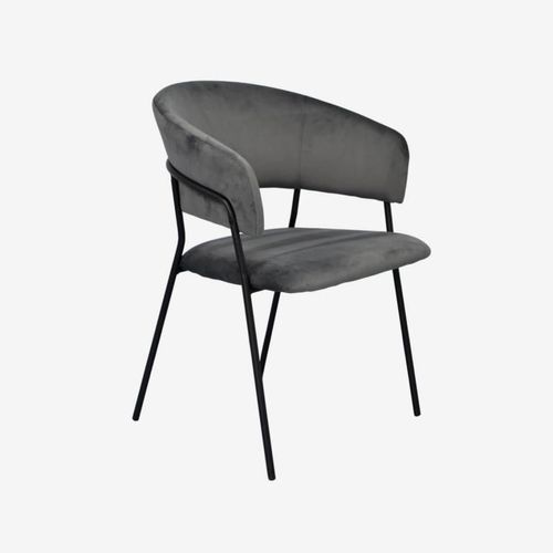 купить Комплект стол и стулья Evelin di Costacurta стол DT-533R B + 4 стула YTC-097B UF Blu-14 (Dark grey) в Кишинёве 